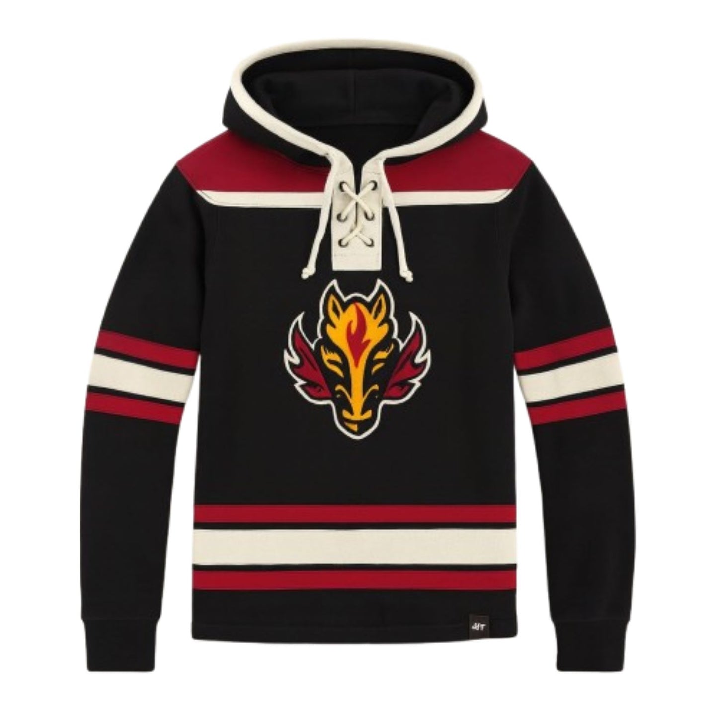 '47 NHL Calgary Flames Blasty Lacer Fleece Hoodie - Black