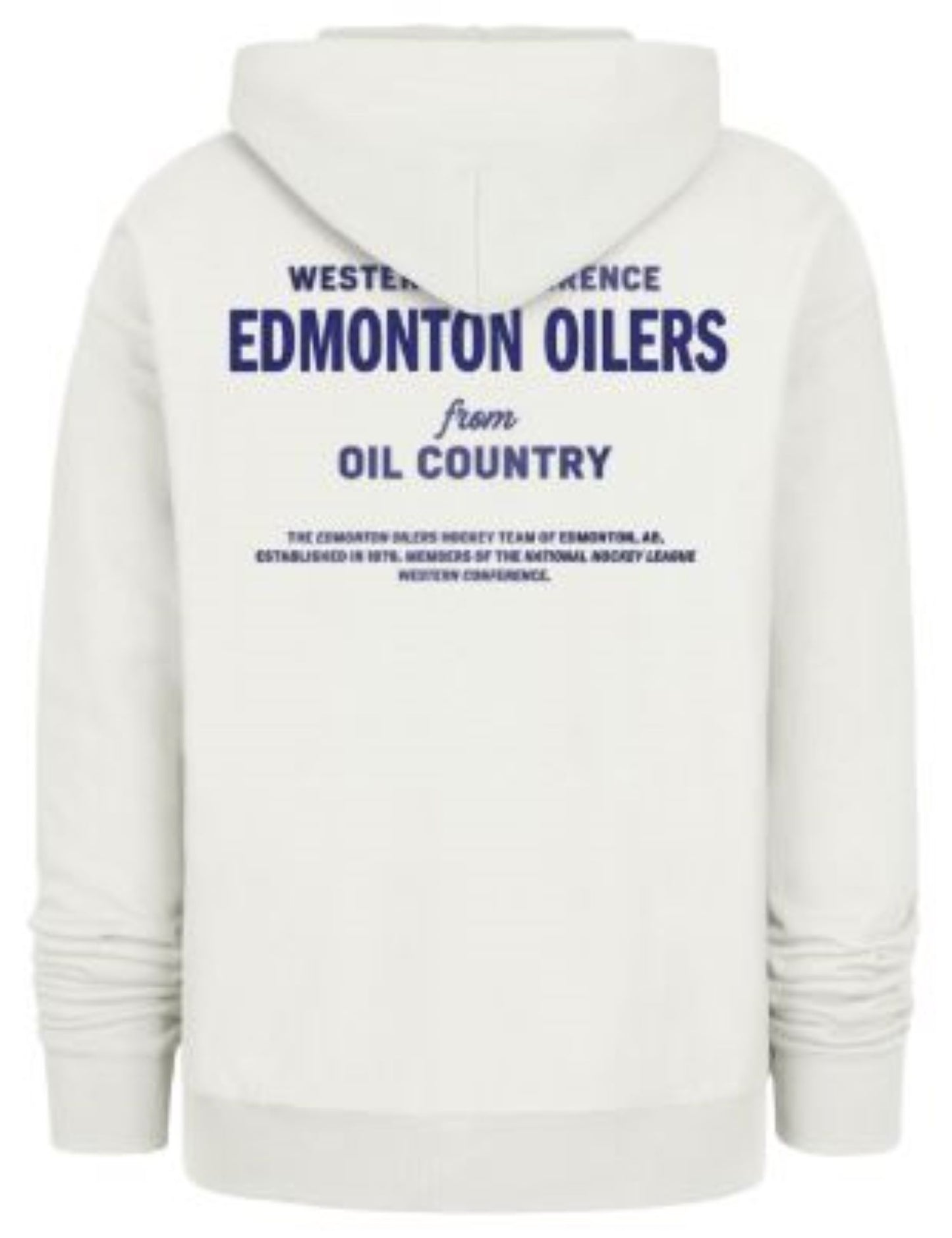 '47 NHL Edmonton Oilers Leon Foundation Hood - White