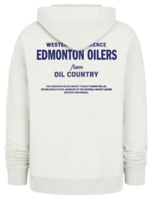 '47 NHL Edmonton Oilers Leon Foundation Hood - White