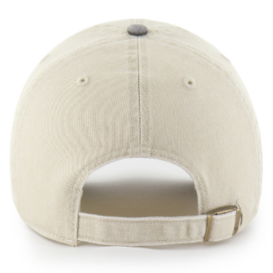 '47 NHL Vancouver Canucks Logo Line TT Clean Up Adjustable Cap - Tan/Black