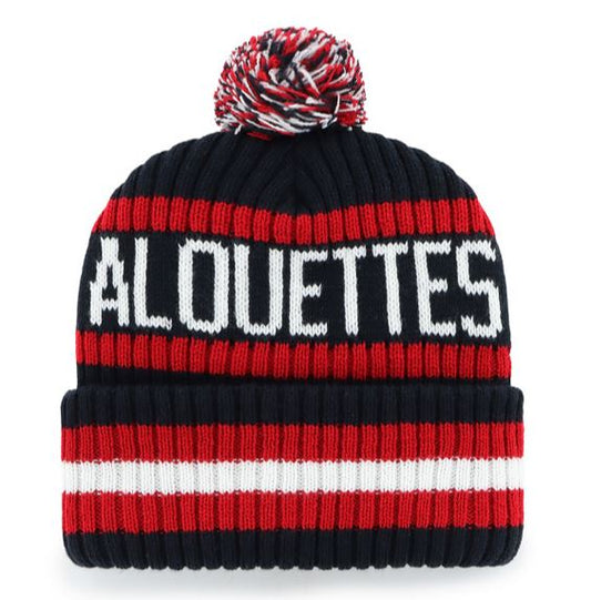 47 CFL Montreal Alouettes Bering Cuff Knit Hat - Red/Black