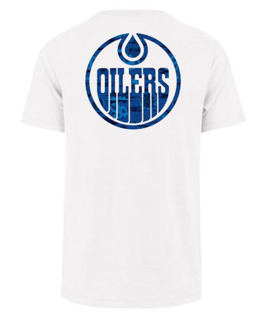 '47 NHL Edmonton Oilers Fiji Backer Franklin Tee - White