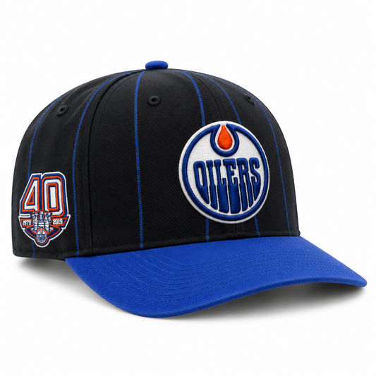 '47 NHL Pinstripe Hitch Adjustable Hat - Black