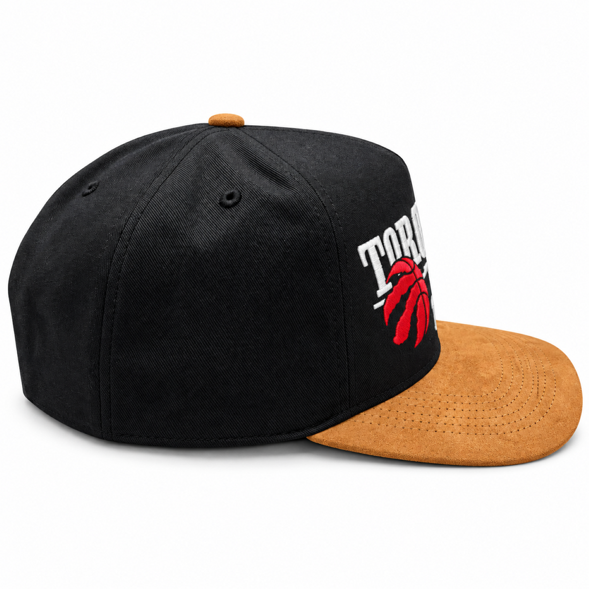 '47 NBA Toronto Raptors Scribeline Hitch RF Adjustable Hat - Black/Brown