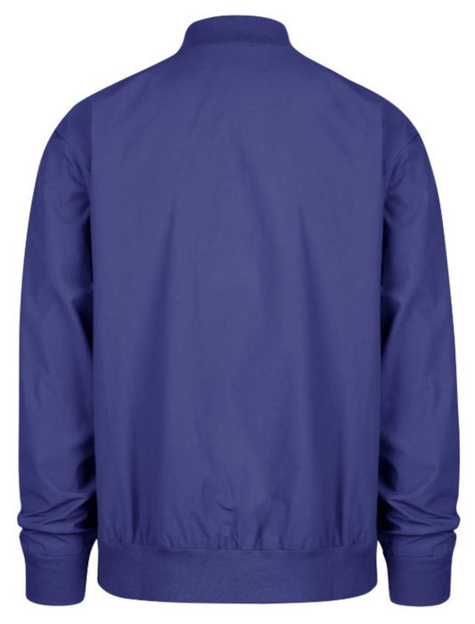 47 NHL Edmonton Oilers Trademark Twill Bomber Jacket - Blue