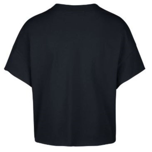 '47 MLB Women's Toronto Blue Jays Win Big Oversized Notch Neck Tee - Black