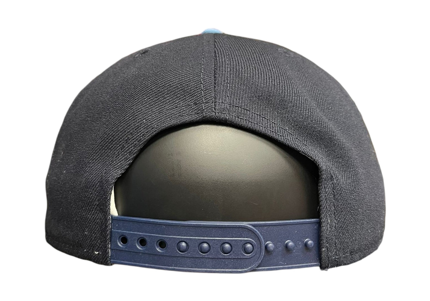 New Era 9FIFTY CFL Toronto Argonauts Big Block 2025 A-Frame Turf Traditions Sideline Two Tone Snapback Hat - Navy/Blue