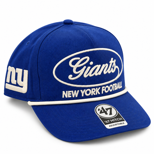 '47 NFL New York Giants Rope Hitch Adjustable Hat- Royal Blue