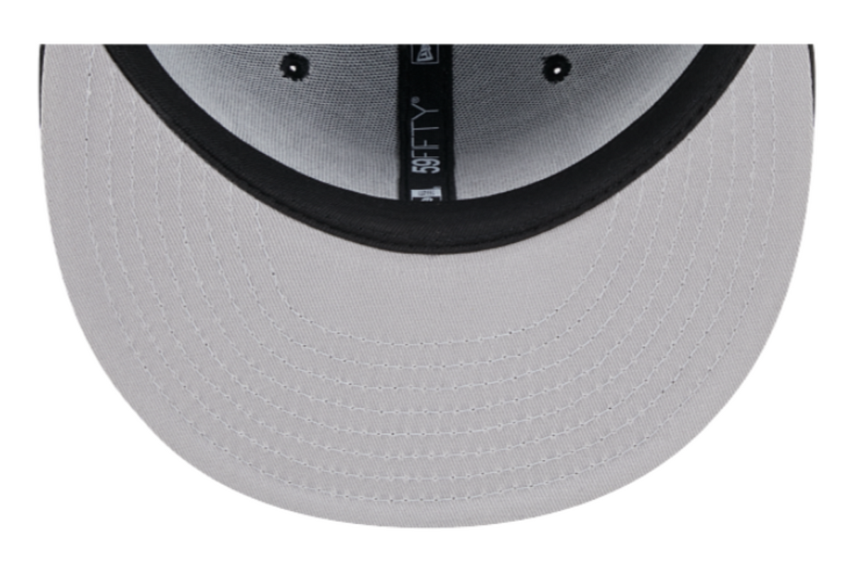 New Era 59FIFTY MLB Toronto Blue Jays City Connect Two Tone Script Alternate Fitted Hat - Black/White