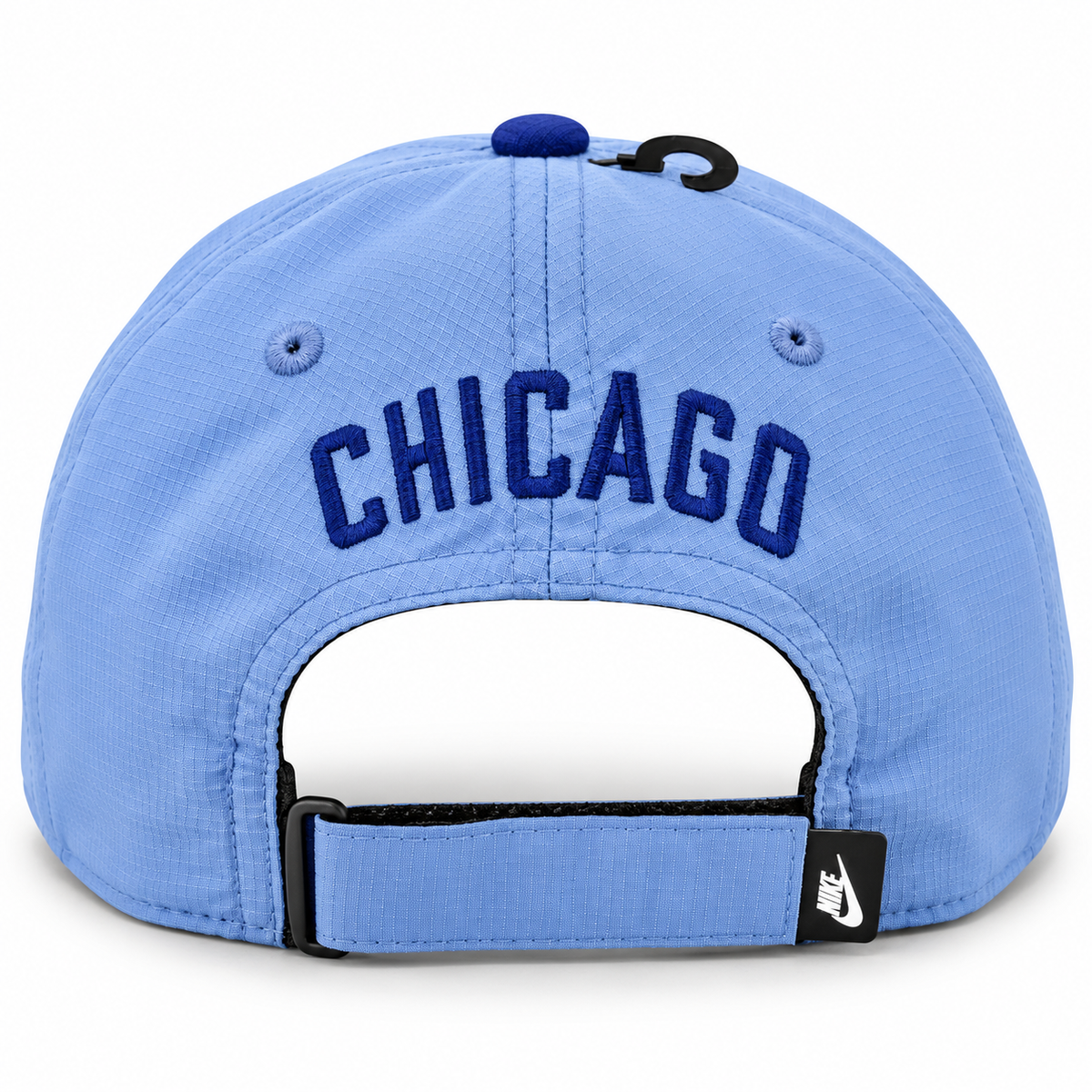 Nike MLB Chicago Cubs Club Cap Adjustable Hat – Light Blue