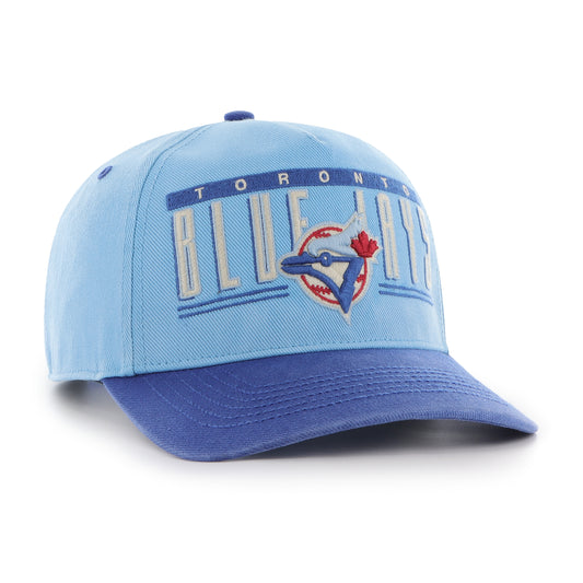 Toronto Blue Jays MLB '47 Hitch Double Header Baseline Adjustable Hat - Blue