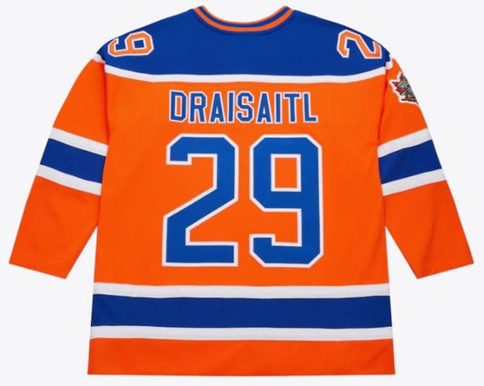 Mitchell & Ness NHL Edmonton Oilers Leon Draisaitl #29 2016 Heritage Power Play Jersey - Orange