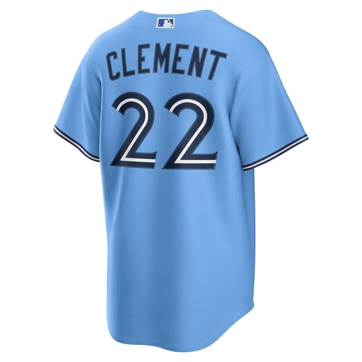 Nike Mens MLB Toronto Blue Jays Ernie Clement #22 Replica Jersey - Powder Blue