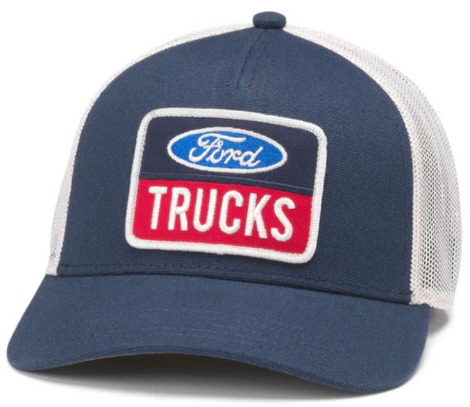 American Needle Ford Twill Valin Patch Snapback Hat Navy – The