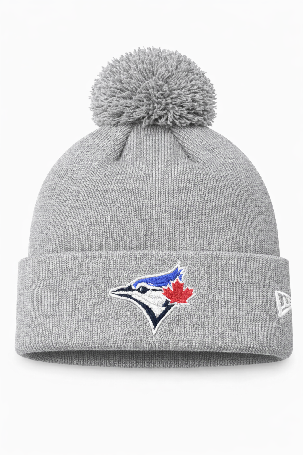 New Era MLB Toronto Blue Jays Cuffed Knit Beanie - Grey – The
