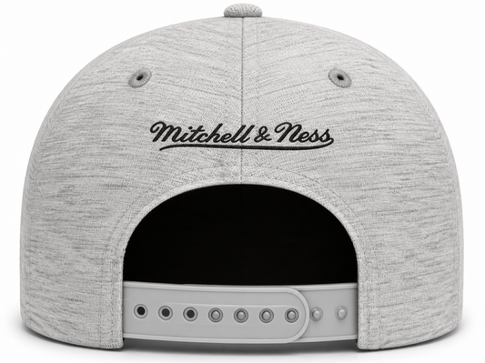 Mitchell & Ness NHL Montreal Canadiens Primary Logo Adjustable A-Frame Snapback - Heather Grey