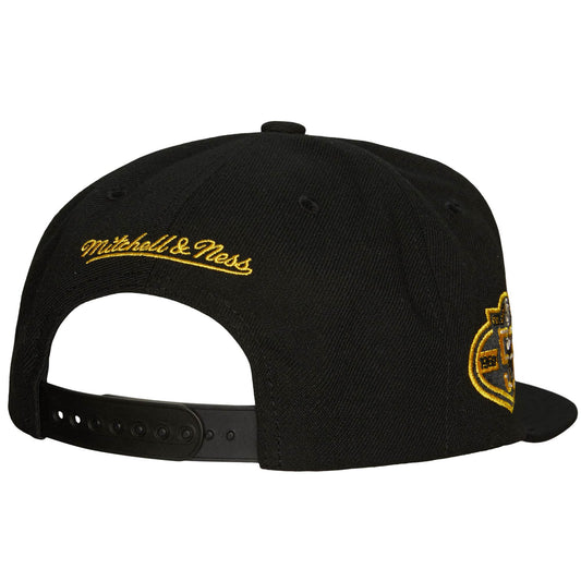San Diego Padres MLB Mitchell & Ness Team Classic Snapback Coop - Black