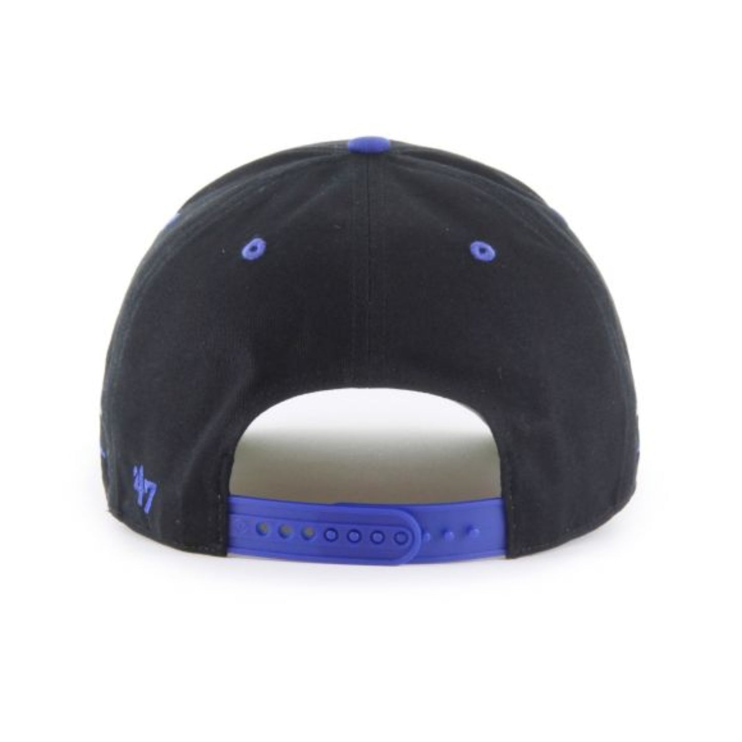 '47 NHL Toronto Maple Leafs Diamond Cut Hitch Snapback Hat - Black/Blue