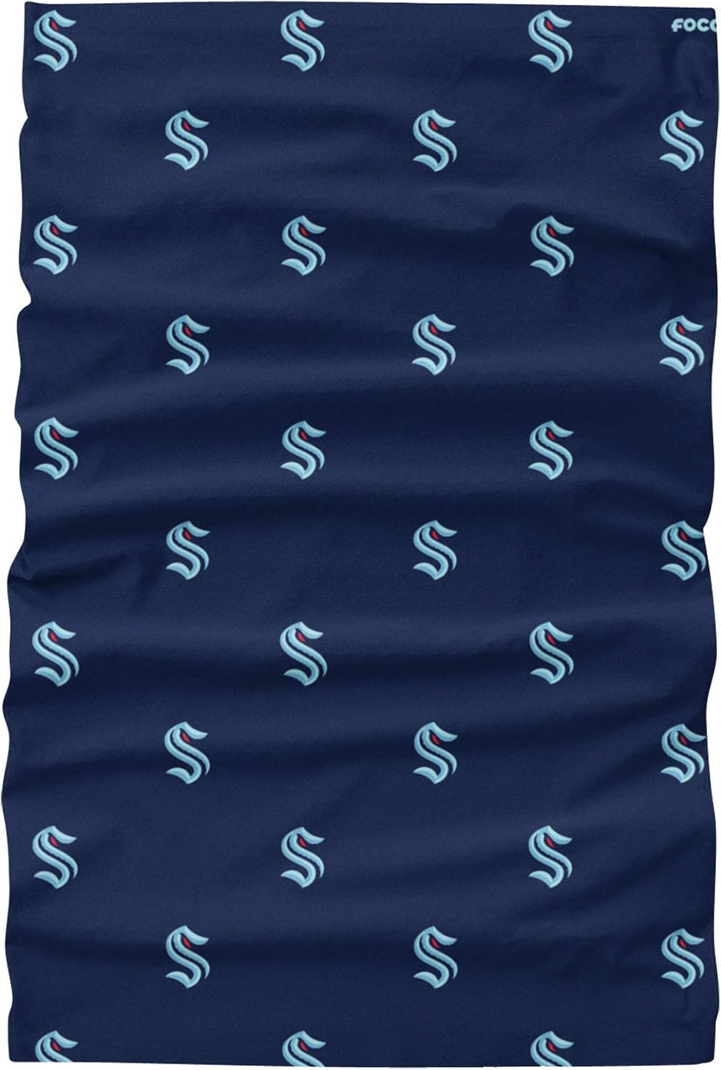FOCO NHL Seattle Kraken Mini Print Gaiter Scarf - Blue