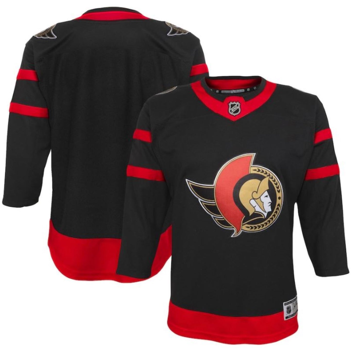 NHL Youth Ottawa Senators Home Premier Jersey - Black