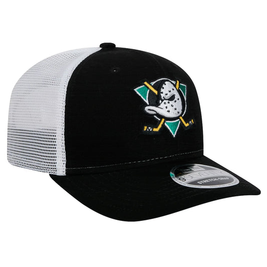 New Era 9SEVENTY NHL Anaheim Ducks Stretch-Snap Adjustable Hat - Black