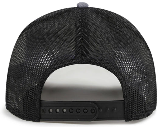 '47 Trucker NHL Edmonton Oilers Carbon Rope Adjustable Mesh Back Cap - Grey