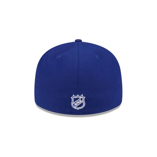 New Era NHL Toronto Maple Leafs Carlton The Bear 59FIFTY Fitted Hat - Royal Blue