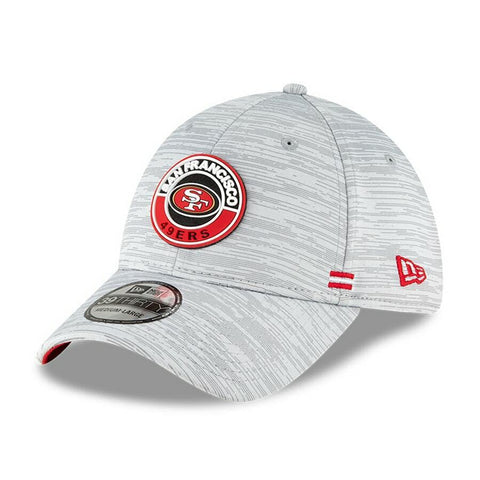 Men's New Era Gray San Francisco 49ers 2020 NFL Sideline Official 39THIRTY Flex Hat