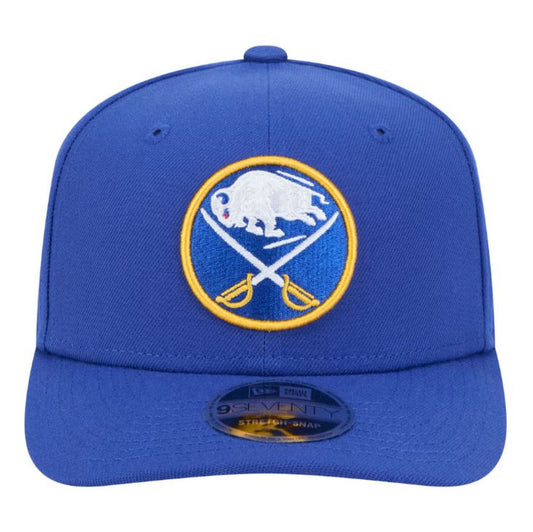 New Era 9SEVENTY NHL Buffalo Sabres Stretch-Snap Adjustable Snapback Hat - Royal Blue