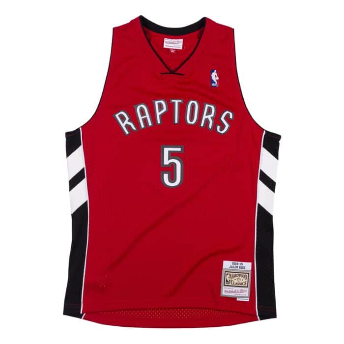 Mitchell & Ness Jalen Rose #5 Toronto Raptors Mitchell & Ness 2004-05 Swingman Jersey - Red