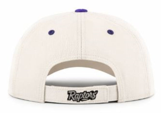 Toronto Raptors 47 Brand Sure Shot Two Tone MVP Adjustable Cap - White/Purple