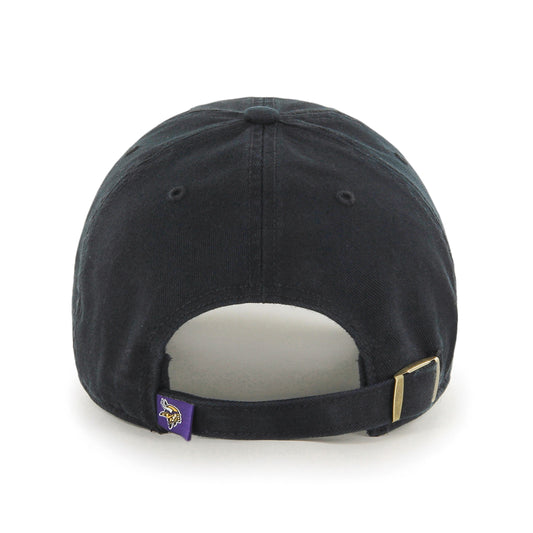 Minnesota Vikings '47 Brand Black Cleanup Adjustable Hat