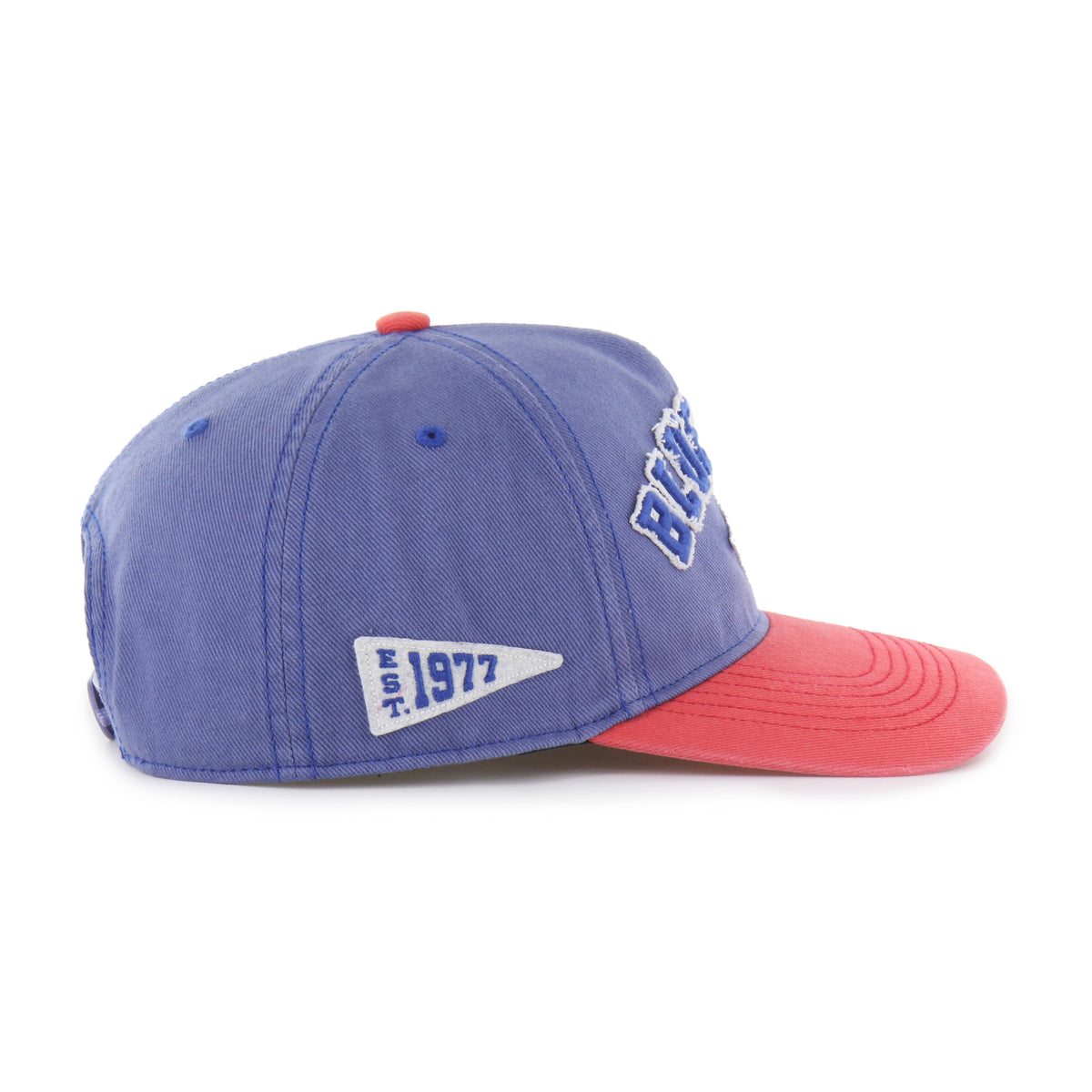 47 MLB Toronto Blue Jays Calderwood Hitch RF Adjustable Snapback - Blue/Red