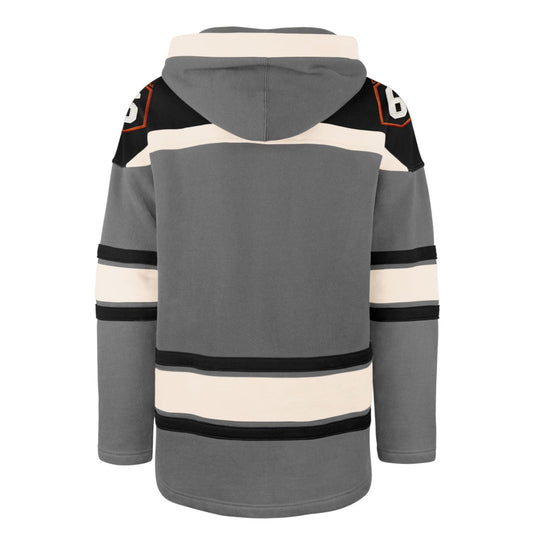 '47 Men's NHL Original Six Lacer Fleece Hood - Gray