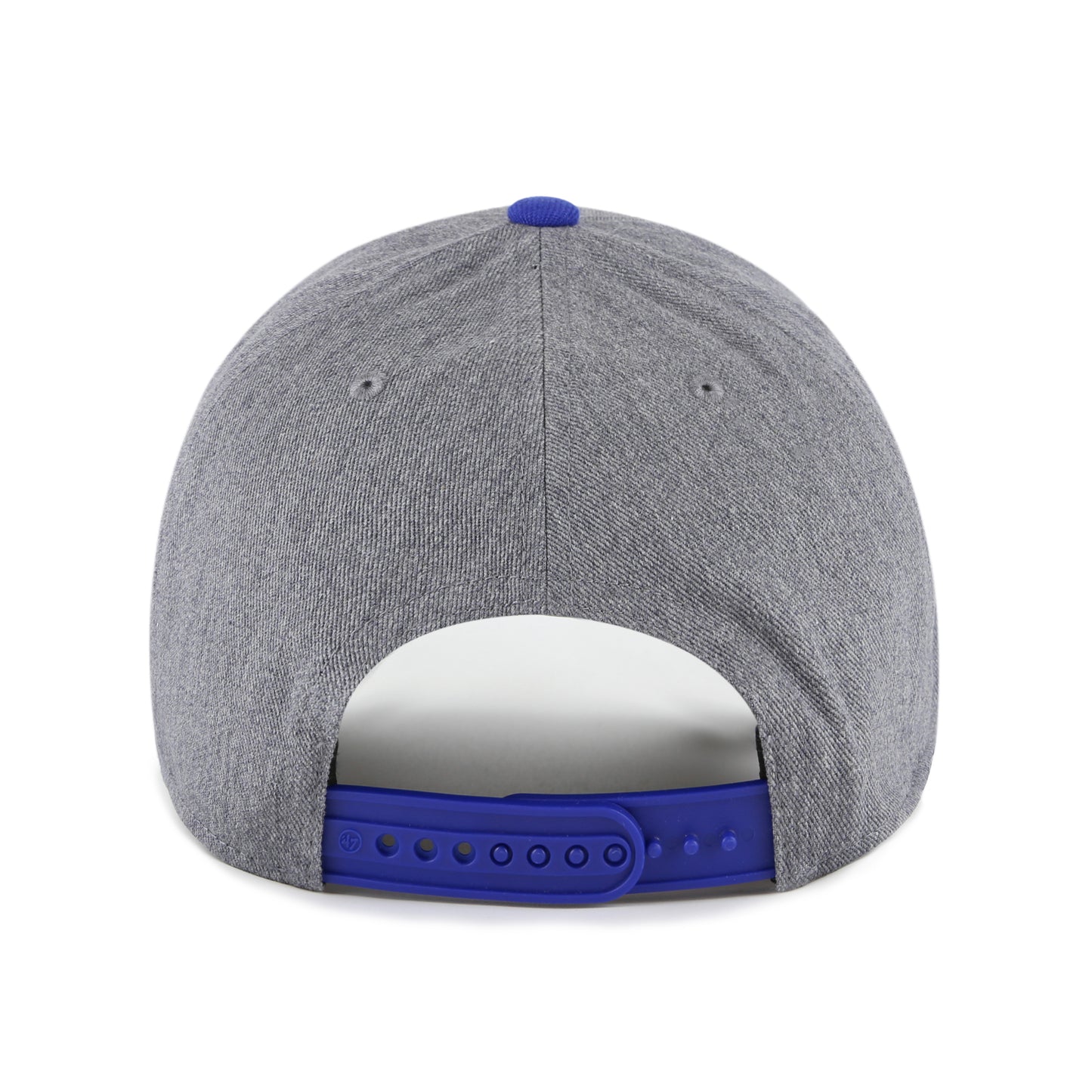 '47 MLB Montreal Expos Granite Script MVP Adjustable Snapback Hat - Grey / Blue