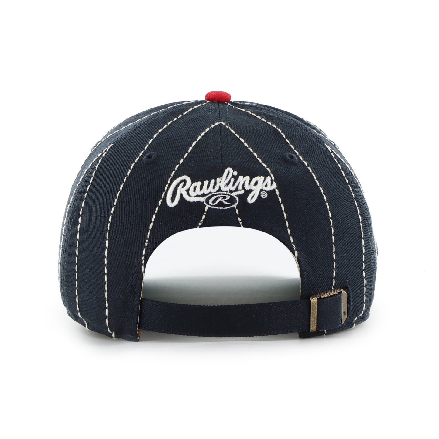 '47 MLB St. Louis Cardinals Rawlings Pinstripe Hitch Adjustable Hat - Navy/Red