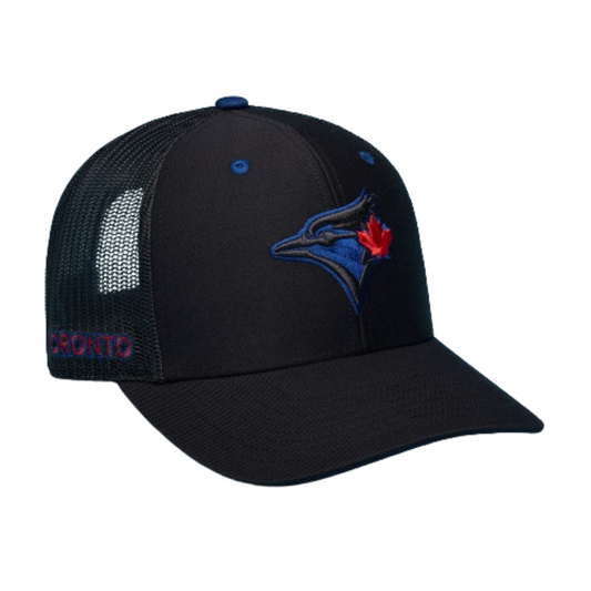 47 MLB Toronto Blue Jays 2024 City Connect Trucker Snapback Cap