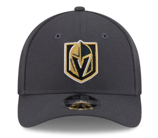 New Era NHL Vegas Golden Knights 9FORTY M-Crown Adjustable Snapback Hat - Grey