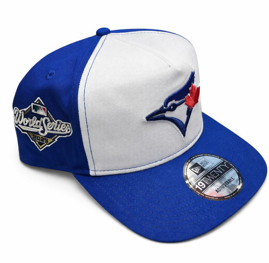 New Era 19TWENTY MLB Toronto Blue Jays 2025 World Series Alternate 3 White Panel Adjustable Snapback Hat - Royal/White