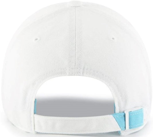 47 New York Yankees White Noise Clean Up Adjustable Cap - White/Caribbean