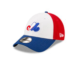 New Era Montreal Expos 9Forty Pinch Hitter Adjustable Hat -Tricolor