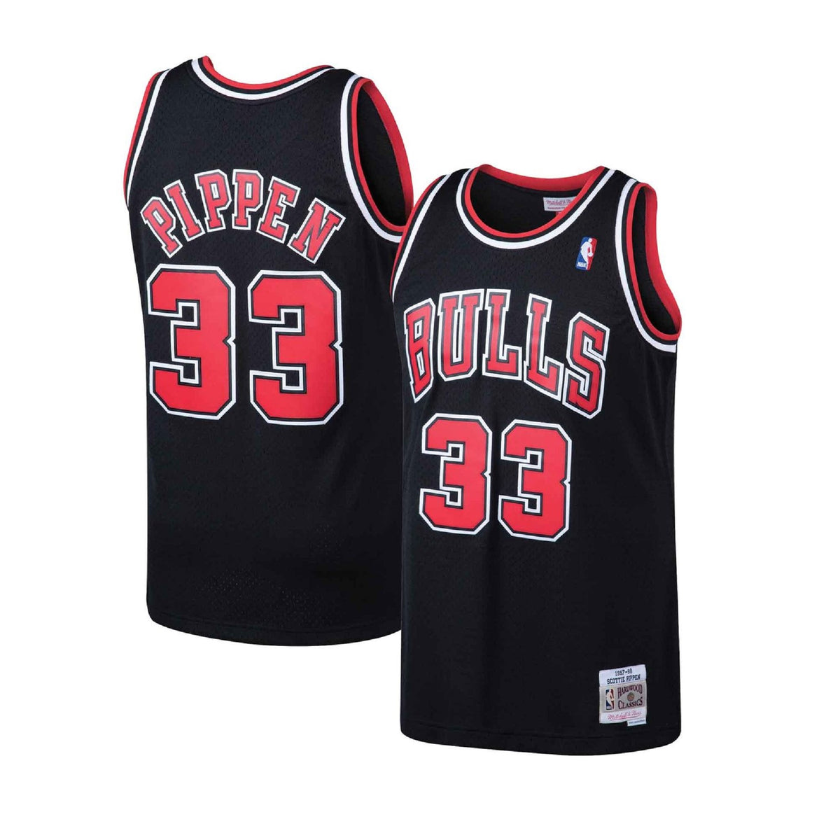 Men Dennis Rodman #91 Reload Black Hardwood Classics Chicago Bulls T-Shirt  - Dennis Rodman Bulls T-Shirt - white jordan jersey 23 