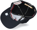 Men's Los Angeles Lakers Reload Mitchell & Ness Black Wool Adjustable Fit Snapback Hat