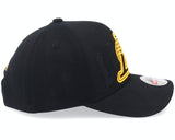 Men's Los Angeles Lakers Reload Mitchell & Ness Black Wool Adjustable Fit Snapback Hat