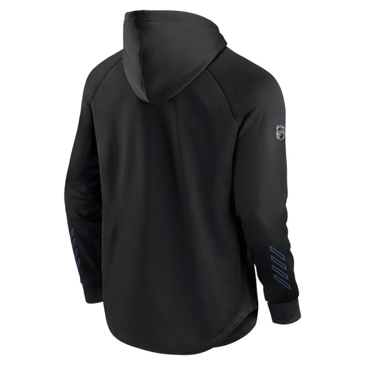 Men's Toronto Maple Leafs Fanatics Branded Black Alternate Logo Locker Room - Pullover Hoodie