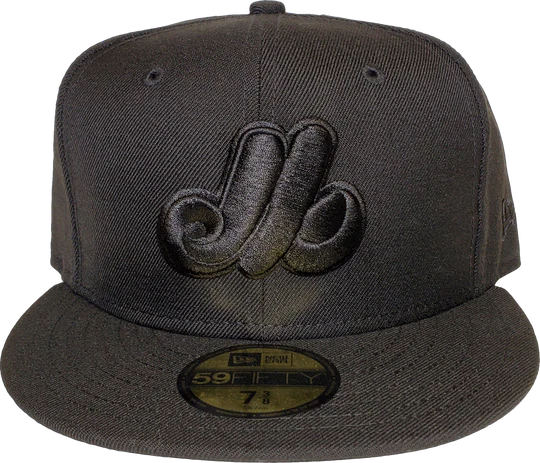 Black montreal top expos hat
