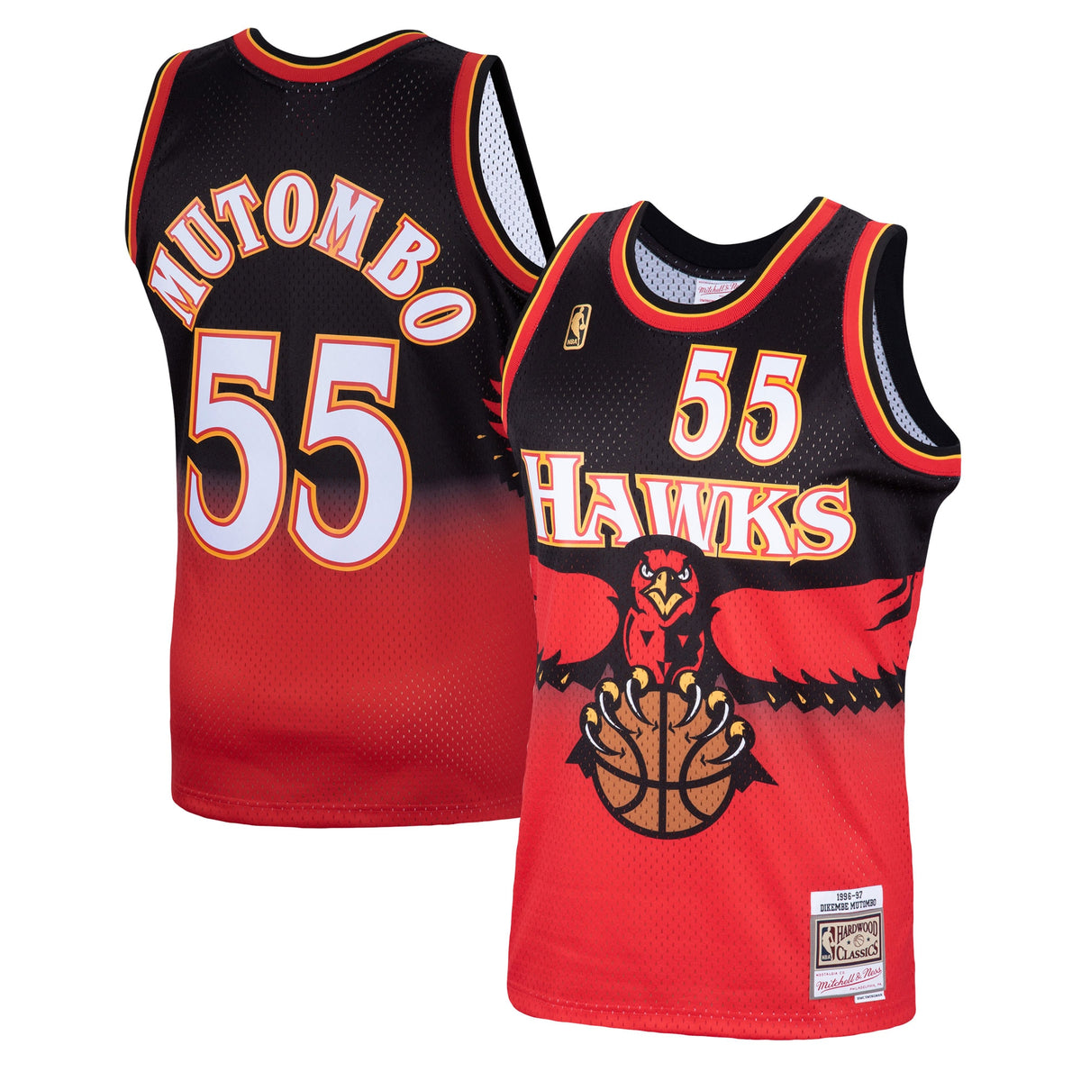 Dikembe Mutombo Atlanta Hawks Mitchell & Ness NBA 1996-1997