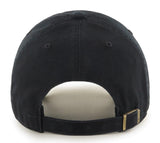 Pittsburgh Steelers NFL ’47 Adjustable Unstructured Clean Up Black on Black Hat