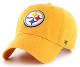 Pittsburgh Steelers NFL ’47 Adjustable Unstructured Clean Up Yellow Hat