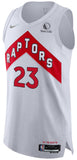 Raptors Nike Men's 2021-22 Authentic Icon Diamond Jersey White - VanVleet